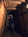 der lange weg in die mine, mit verschiedenen verbauungsarten || foto details: 2008-09-25, hallstatt, austria, Sony F828. keywords: salt worlds, salzwelten hallstatt