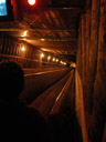 the longest miner's slide in europe (64 m) allowed for a fast escape in an emergency. 2008-09-25, Pentax W60. keywords: salt worlds, salzwelten hallstatt