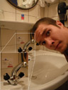 puzzled by the camouflaged sensor tap