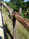 traditional handrail - no nails or screws required. 2008-09-28, Sony F828. keywords: museum tiroler bauernhöfe, museum of tyrolean farms