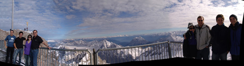 it's hot & cold on zugspitze