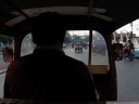 on board a bajaj - typical jakartan mini-taxis