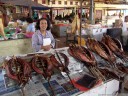 tomohon market: dried fish