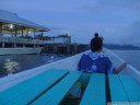 unser letztes boot nach 35 stunden reise. ziel: malenge indah cottages auf der anderen seite der insel. || foto details: 2011-08-27 08:10:34, malenge, togean islands, sulawesi, indonesia, DSC-F828.