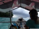 auf dem weg zurück ins dorf, mit brigitte. || foto details: 2011-08-29 05:13:47, malenge indah cottages, malenge, togean islands, sulawesi, indonesia, DSC-F828.