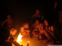 special togean id-ul fitr tradition: kids firing bamboo cannons. 2011-08-29 11:20:35, DSC-F828.