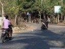 steel wire transport with a scooter