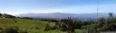 panorama: view of the valle central (central valley) and san jose, costa rica