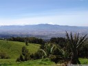 view of the central valley (valle central) and san jose, costa rica
