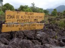 area of high volcanic activity, no trespassing.. 2011-02-09 02:41:25, DSC-F828. keywords: sign, schild