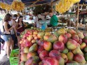 tropical fruit stand, somewhere in costa rica