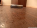 the scooba 385 leaves hardly any water behind on this laminate floor. (scooba 385 review)