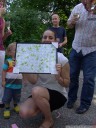 barbara receives a picture with ALL the shades of green