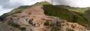 travertine kalk-sedimente nahe kazbegi - schnelle ausfällung von kalziumkarbonat || foto details: 2012-07-18 12:00:40, bidara gorge, georgia, DSC-F828.