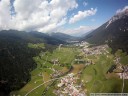 paragliding through stubai valley