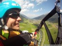 paragliding through stubai valley