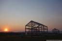 sunset at the rainout shelters