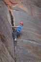 harry climbs faith - rock climbing, mt. piddington, blue mountains