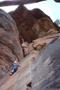 carrie climbs sincerity, mt piddington, blue mountains