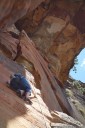 carrie traverses into the light - sincerity, mt piddington, blue mountains