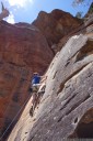 time for some finger-jams - me, climbing hope, mt piddington, blue mountains. 2012-11-18 02:19:12, DSC-RX100.