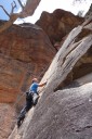 harry climbs sincerity, mt piddington, blue mountains. 2012-11-18 02:41:39, DSC-RX100.