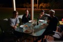 dinner and timtam slammers with brad, brianne, girija and amy