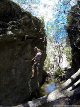 saturday: rock climbing with carrie & john at dam cliffs, blue mountains