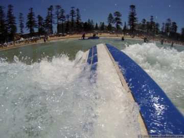 sunday: first surf lessons, at manly beach, sydney