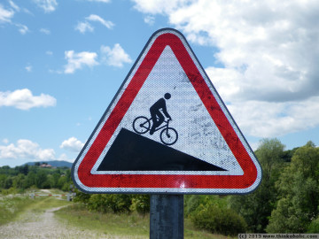 trash talk road sign: "you're going down!"
