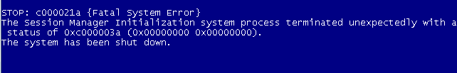 windows xp: solution to bluescreen of death error c000021a (fatal system error)