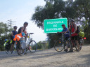 team photo at the provincial border of barcelona