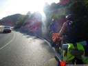 amazing coastal road at garraf, south of barcelona