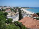 tarragona, view of the amphitheathre and beach