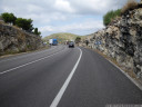 cycling on the N-340 towards torreblanca