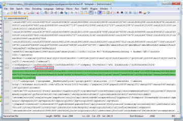 Find (ctrl-f) "passwordhash" and replace the string that follows (marked here in green) with anything else (e.g. "nopassword"). Save and close the file in your text editor. - How to remove unknown passwords from protected Microsoft Word files