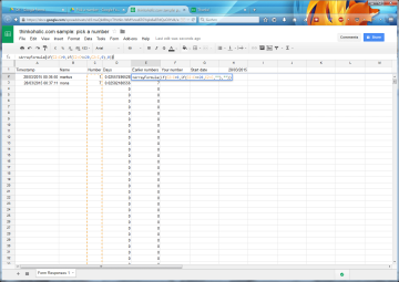 in column E, we can for example automatically exclude values that are below 0 or above 20, using this formula in field E2