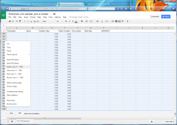 now select columns D, E and F and make them number columns ("format", first option, "number"; you may modify post-comma digits etc.), and select all rows below 10, right-click, and choose "delete rows".