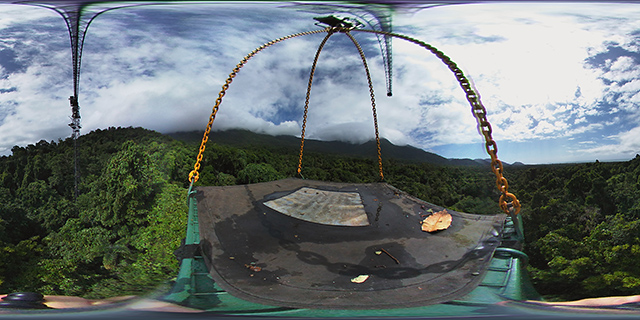 360 video: canopy crane ride at the daintree rainforest observatory