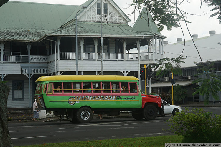 Western Samoa Independent Travel: Bus Schedule and Fares for Upolu Island, January 2018