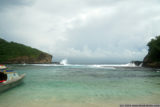 view from the inside of the bay, apolima island