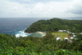 view over apolima island, samoa