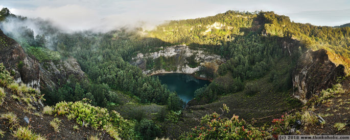 panorama: tiwu ata mbupu, kelimutu volcano, flores, indonesia