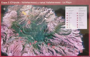 Overview map of GR131 - Camino Natural Cumbres de La Gomera