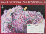 GR132 day 2 extra map: Hiking routes around Playa de Vallehermoso